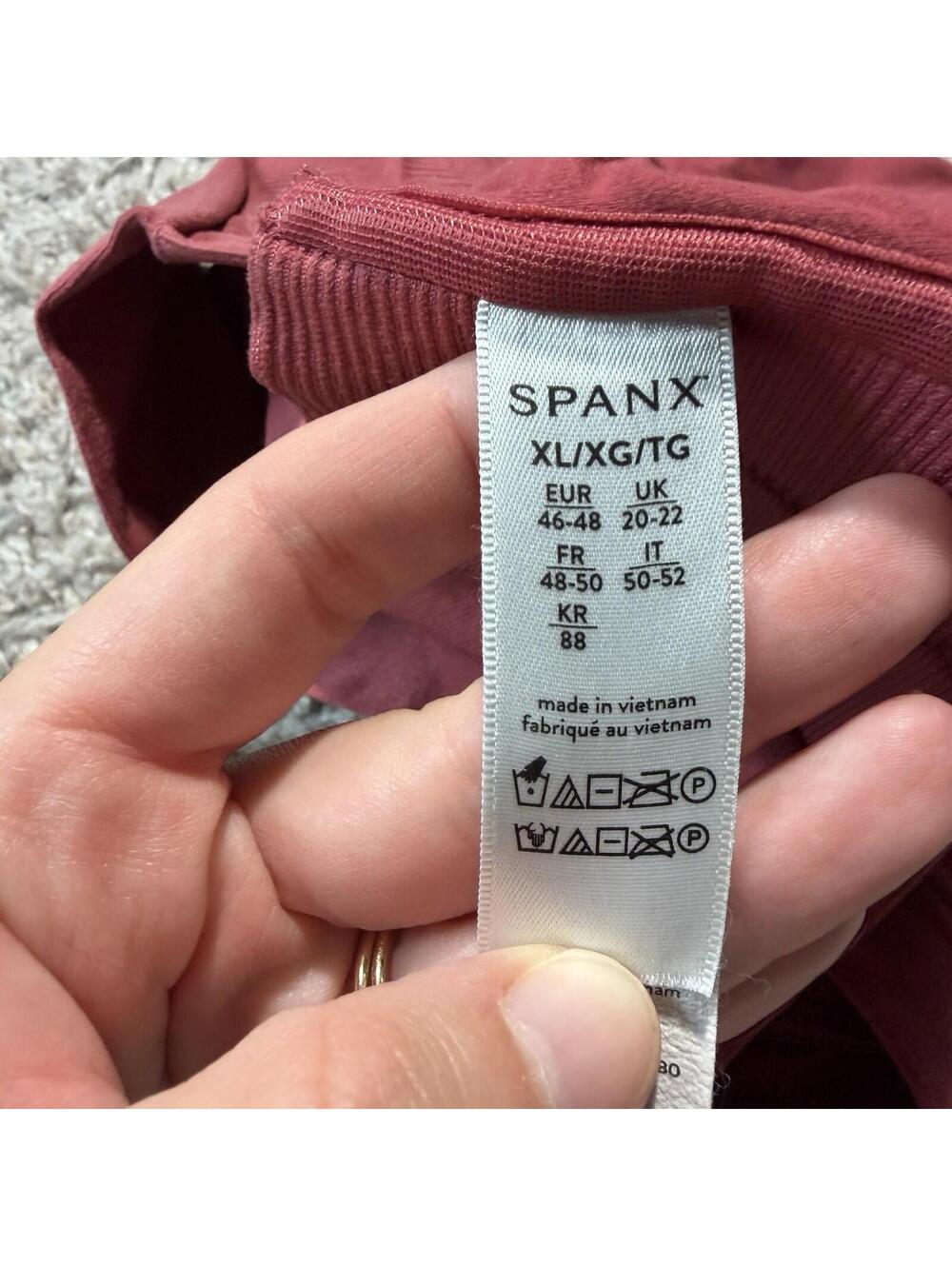 Spanx Bralette Bra Brallelujah Unlined Rose Red Pink Size XL 30016R - Picture 3 of 5